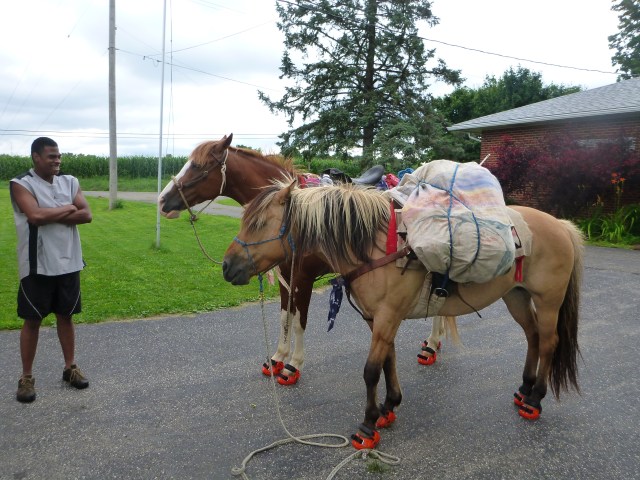 no more apples - time to hit the trail