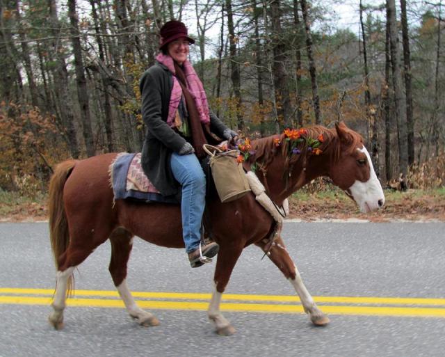 en route to the cemetery