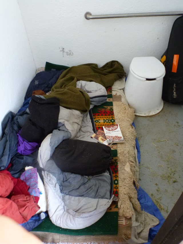 yup - slept in the BLM outhouse!