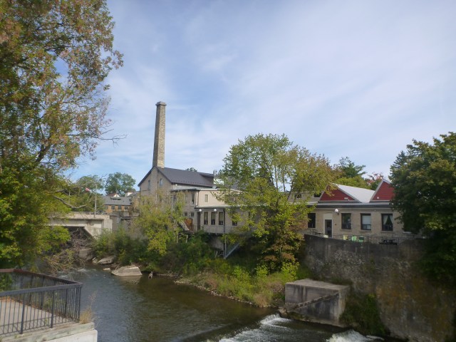 the center of Fergus, Ontario